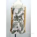 Sexy Women Grass Print Jumpsuit